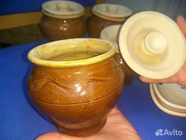Горшок для запекания керамический Горшок для запекания керамический