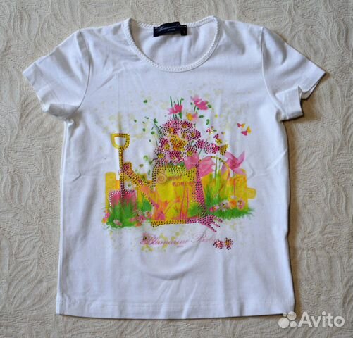 Джинсы и футболка Blumarine Baby Джинсы и футболка Blumarine Baby
