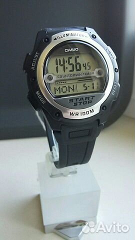 Часы Casio Illuminator W-756-1avdf новые