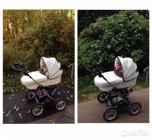 Коляска Teutonia Mistral P 2в1 экокожа Коляска Teutonia Mistral P 2в1 экокожа