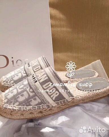 Эспадрильи Christian Dior (36-41) Luxe Эспадрильи Christian Dior (36-41) Luxe