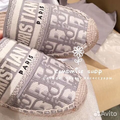 Эспадрильи Christian Dior (36-41) Luxe Эспадрильи Christian Dior (36-41) Luxe