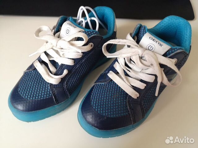 Кроссовки синие Geox Kids Junior Kommodor Boy 31 Кроссовки синие Geox Kids Junior Kommodor Boy 31