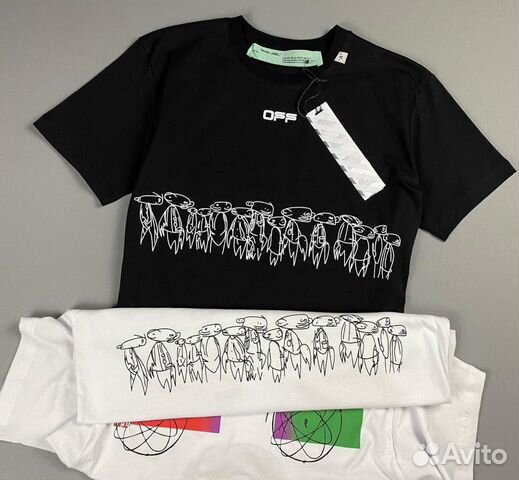 Футболка OFF-white(чёрная) Футболка OFF-white(чёрная)