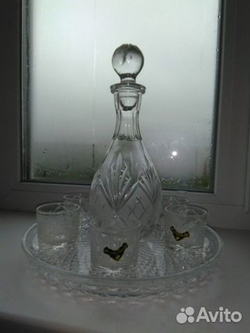 Набор для водки. Хрусталь