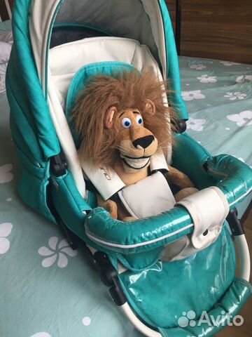Коляска Rico Bruno Ecco 2 в 1 мятная Коляска Rico Bruno Ecco 2 в 1 мятная