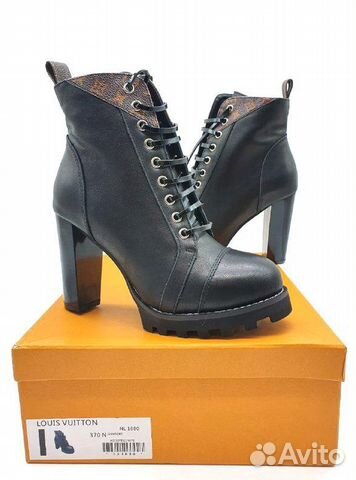 Ботильоны женские Louis Vuitton star trail Black