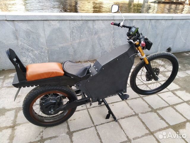 Двухместный электро байк Chopper Двухместный электро байк Chopper
