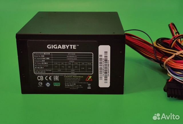 Блок питания gigabyte 400W Блок питания gigabyte 400W