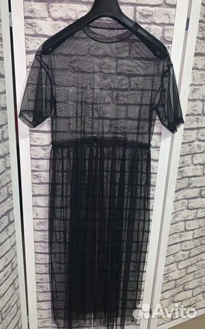 Платье сетка monki