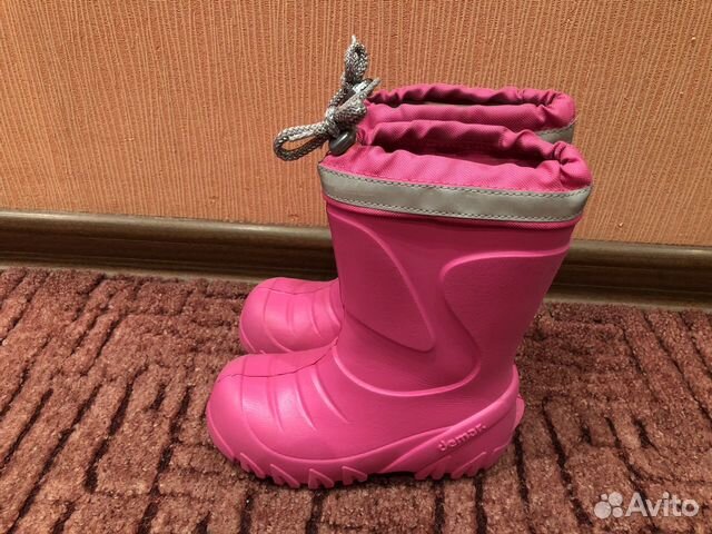 Резиновые сапоги Demar с подкладкой. Р-р 28/29