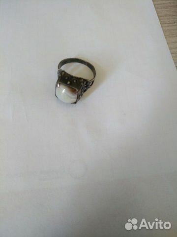 Кольцо старинное серебряное 875 проба
