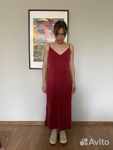Платье комбинация massimo dutti