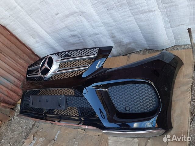 Бампер в сборе Мерседес GLE без дефектов с камерой Бампер в сборе Мерседес GLE без дефектов с камерой