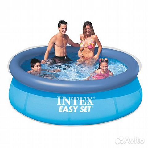 Бассейн для дачи intex 244х76