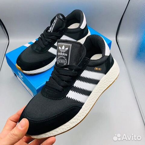 Adidas Iniki Runner Boost Black Кроссовки Adidas Iniki Runner Boost Black Кроссовки