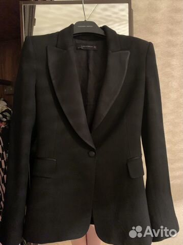 Пиджак с лацканами zara