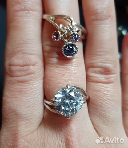 Ювелирная бижутерия jenavi серебро Swarovski кольц Ювелирная бижутерия jenavi серебро Swarovski кольц