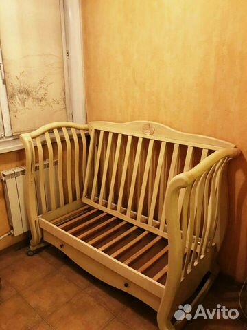 Детская кроватка-диван baby italia andrea VIP Детская кроватка-диван baby italia andrea VIP