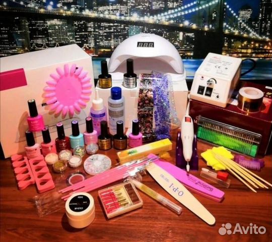 Набор для шеллака и маникюра Люкс