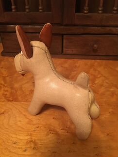 Старинная игрушка собачка СССР винтаж