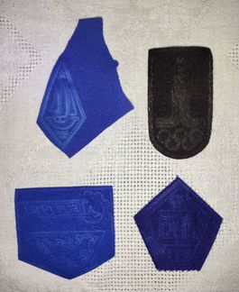 Нашивки СССР 1970-е Парусник Олимпиада-80 Турист