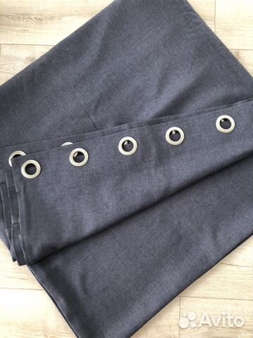 Шторы плотные, ткань-рогожка