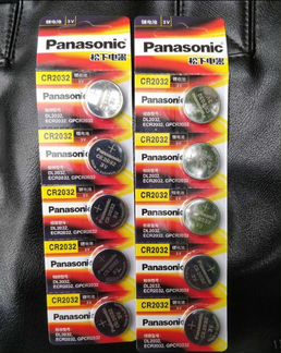 Новые батарейки CR2032 Panasonic/Sony