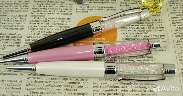 Ручка с флешкой Swarovski 8 GB