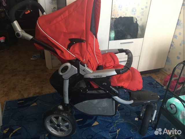 Коляска Peg Perego GT 3, люлька и прогулочные блок