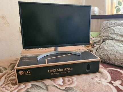 Шикарный монитор LG 4K IPS поддержка HDR