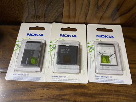 Аккумулятор nokia bl-5c, bp-5m, bl-5b оригинал