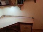 Угловой письменный стол с надстройкой,кровать объявление продам