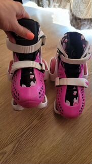 Ролики, роликовые коньки раздвижные четырехколесны