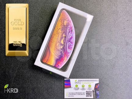 iPhone Xs 256GB Gold RU/A Рст (Новый, запечатан)