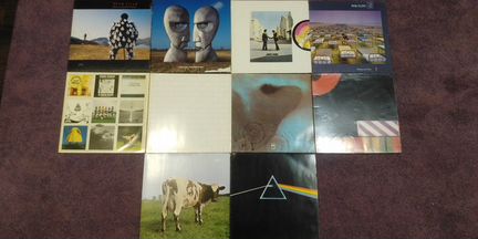 Pink Floyd 1967 1968 1971 1973 1975 1979 1983 1987
