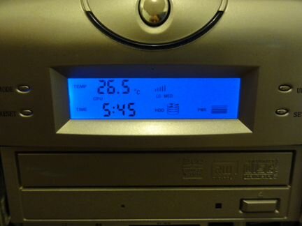 Современный корпус с LCD экраном для Пк