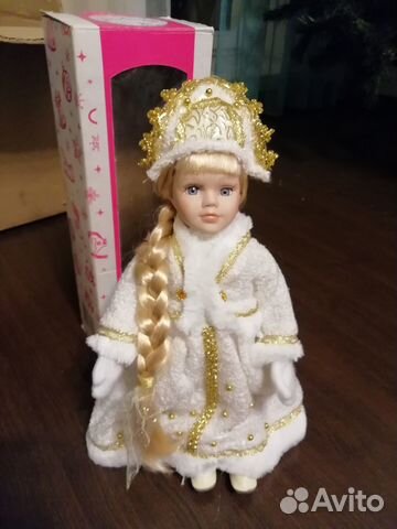 Кукла фарфоровая Снегурочка