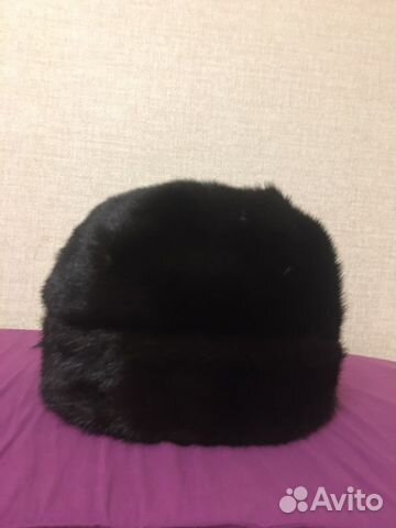 Шапка норковая женская 56 размера новая