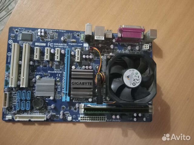 Материнская плата gigabyte ga 780t d3l подключение