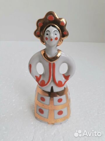 Статуэтка фарфоровая Матрешка-невеста Дулево СССР