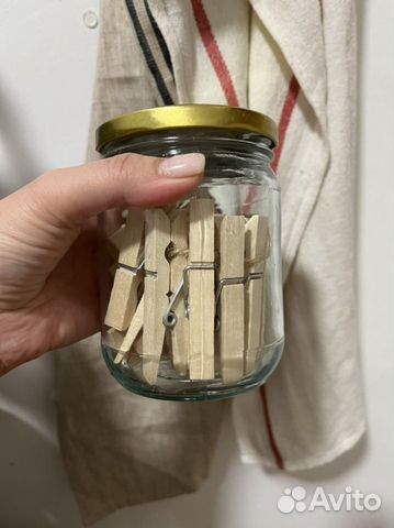 Прищепки деревянные 10шт