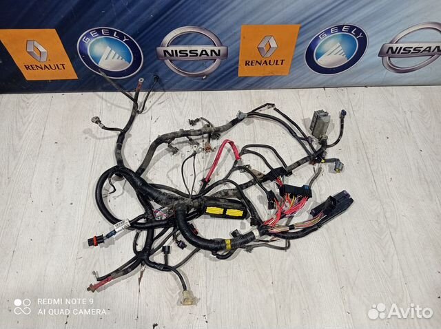 Проводка подкапотная двигателя Nissan almera G15