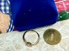 Золотое кольцо с фианитами 2,24 г, размер 17 объявление продам