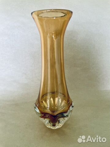 Ваза Гутное стекло СССР