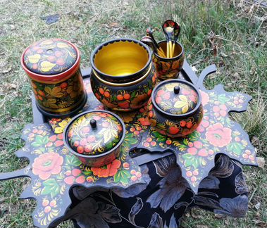 Посуда хохлома