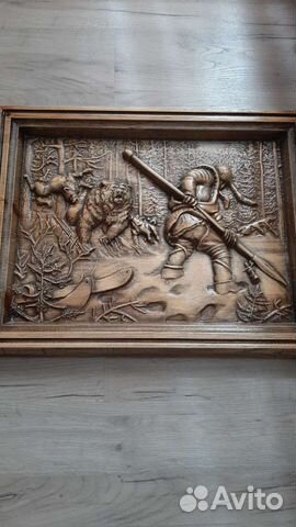 Панно из дерева