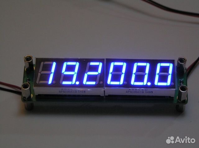Частотомер / Цифровая Шкала до 65 MHz. (Синий)