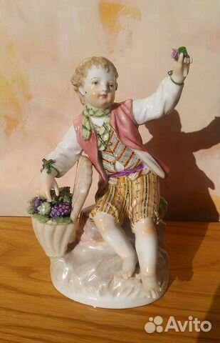 Фарфоровая антикварная статуэтка, KPM