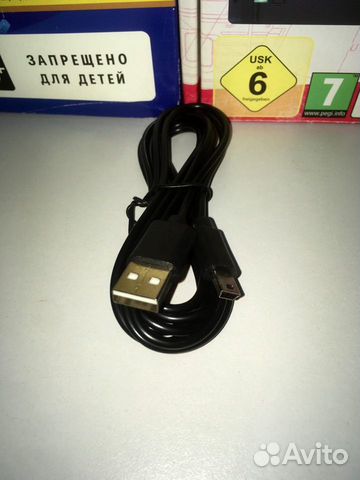 PS3 PSP PC Кабель USB to miniUSB 1.8м - Гарнизон G
